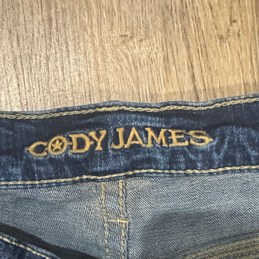 Men's Bootcut Jeans in Classic Blue (Read Details- Long Inseam) - Picture 3 of 6